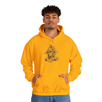 Jaguar Warrior Ink Drawing Unisex Hoodie