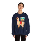 Sacred Llama of the Inca Andes Unisex Sweatshirt