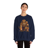 Pixel Art Mayan Jaguar Warrior Unisex Sweatshirt
