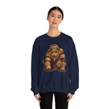 Pixel Art Mayan Jaguar Warrior Unisex Sweatshirt