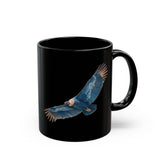 Inca Andean Condor in Flight Black Mug
