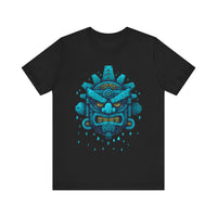 Tlaloc Rain God Tribal Glyph Style Unisex T-Shirt