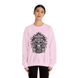 Ah Puch Death God Petroglyph Skull Unisex Sweatshirt