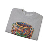 Mesoamerican Ornate Ceremonial Urn Unisex Sweatshirt