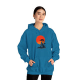 Tikal Sunset Temple Minimalist Art Unisex Hoodie