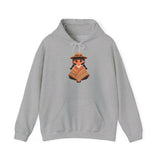 Cartoon Girl in Traditional Poncho Peru Unisex Hoodie
