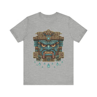 Tlaloc Rain God Stone Face Glyph Unisex T-Shirt