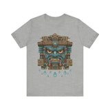 Tlaloc Rain God Stone Face Glyph Unisex T-Shirt