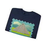 Stamp Chichén Itzá Mexico Unisex Sweatshirt