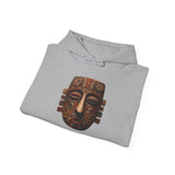 Ancient Andean Tribal Mask Stylized Face Unisex Hoodie
