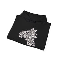 Quetzalcóatl Serpent Head Illustration Unisex Hoodie
