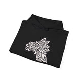 Quetzalcóatl Serpent Head Illustration Unisex Hoodie