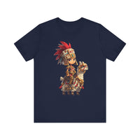 Chibi Inca Empress on Llama Unisex T-Shirt