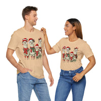Inca Christmas Llama Family from the Andes Unisex T-Shirt