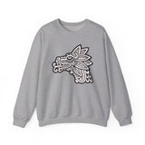 Quetzalcóatl Serpent Head Illustration Unisex Sweatshirt