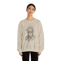 Inca Warrior Hand Drawn Tribal Portrait Unisex Sweatshirt