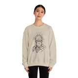 Inca Warrior Hand Drawn Tribal Portrait Unisex Sweatshirt