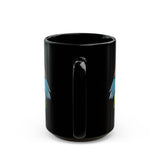 Inca Andean Condor Cartoon Spirit Black Mug