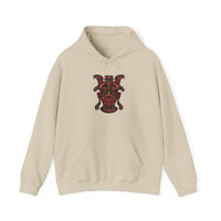Aztec Fire Warrior Mask Unisex Hoodie