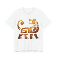 Aztec Jaguar Warrior Glyph Symbol Unisex T-Shirt