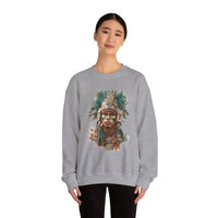 Maya Warrior Watercolor Portrait Unisex Hoodie