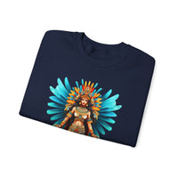 Wonder Aztec Queen Warrior Illustration Unisex Sweatshirt