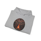 Sacred Fire Tribal Ceremony Glyph Style Unisex Hoodie