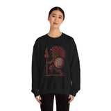 Young Warrior Glyph Pre-Hispanic Style Unisex Sweatshirt
