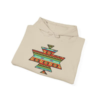 Sacred Geometric Textile Pattern Illustration Unisex Hoodie
