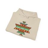 Sacred Geometric Textile Pattern Illustration Unisex Hoodie