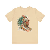 Maya Elder Warrior Watercolor Portrait Unisex T-Shirt