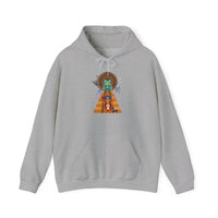 Celestial Aztec Ritual Illustration Unisex Hoodie