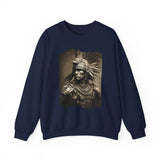 Vintage Inca Warrior Sepia Portrait Unisex Sweatshirt