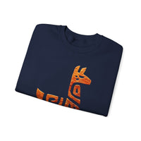 Inca Llama Rock Carving Style Unisex Sweatshirt