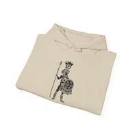 Cultural Aztec Warrior Graphic Illustration Unisex Hoodie