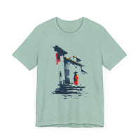 Cuzco Steps Heritage Minimalist Art Unisex T-Shirt