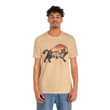 Aztec Buffalo Desert Sunset Silhouette Unisex T-Shirt