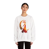 Mama Killa Inca Moon Goddess Glyph Style Unisex Sweatshirt