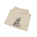 Jaguar Warrior Ink Portrait Unisex Hoodie