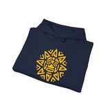 Mesoamerican Sun Face Unisex Hoodie