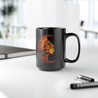 Mama Killa Crescent Headdress Inca Style Black Mug