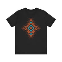 Boho Aztec Geometric Totem Pattern Illustration Unisex T-Shirt