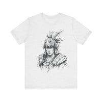 Jaguar Warrior Ink Portrait Unisex T-Shirt