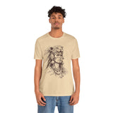 Aztec Warrior Woman Jaguar Spirit Sketch Unisex T-Shirt