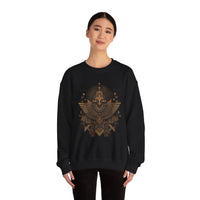 Viracocha Sacred Glyph Abstract Crown Symbol Unisex Sweatshirt