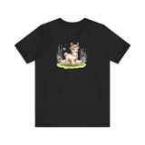 Baby Llama Inca Blossom Crown Unisex T-Shirt
