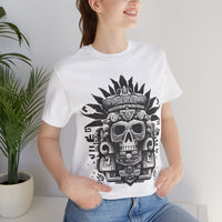 Ah Puch Death God Petroglyph Skull Unisex T-Shirt