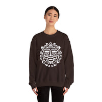 Andean Dual God Symmetry Tribal Glyph Style Unisex Sweatshirt