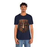 Ancient Andean Tribal Mask Stylized Face Unisex T-Shirt