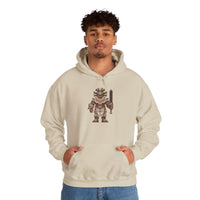 8-Bit Aztec Warrior Pixel Art Style Unisex Hoodie